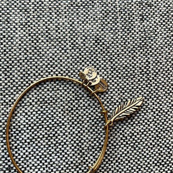 ✨ Alex and Ani Bracelet in Gold with Feather Charm! ✨ - Picture 11 of 13